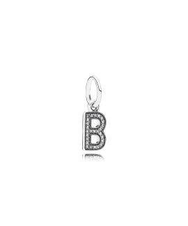 Pandora Letter B Pendant Joia Conta Pendente Pulseira Mulher 791314CZ