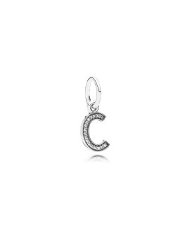 Pandora Letter C Pendant Joia Conta Pendente Pulseira Mulher 791315CZ