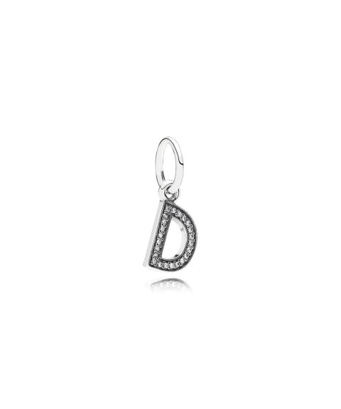 Pandora Letter D Pendant Joia Conta Pendente Pulseira Mulher 791316CZ