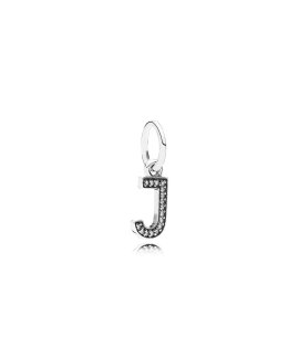 Pandora Letter J Pendant Joia Conta Pendente Pulseira Mulher 791322CZ