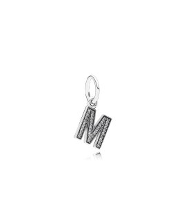 Pandora Letter M Pendant Joia Conta Pendente Pulseira Mulher 791325CZ