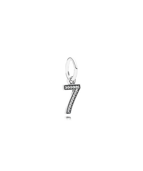 Pandora Number 7 Pendant Joia Conta Pendente Pulseira Mulher 791345CZ Pandora Number 7 Pendant Joia Conta Pendente Pulseira Mulher 791345CZ