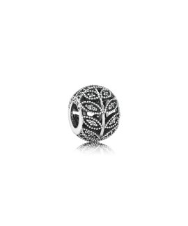 Pandora Openwork Sparkling Leaves Joia Conta Mulher 791380CZ