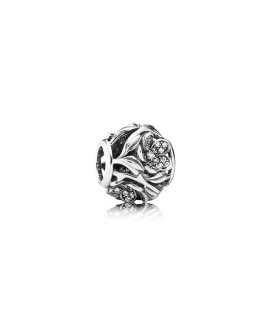 Pandora Openwork Pavé Flower Joia Conta Mulher 791419CZ