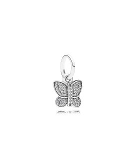 Pandora Sparkling Butterfly Joia Conta Pendente Pulseira Mulher 791497CZ