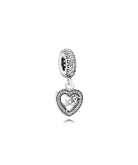 Pandora Centre of My Heart Joia Conta Pendente Pulseira Mulher 791521CZ