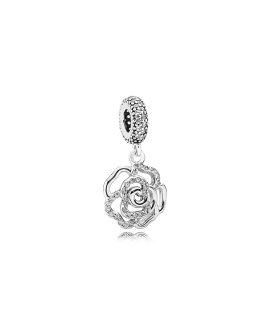 Pandora Shimmering Rose Openwork Joia Conta Pendente Pulseira Mulher 791526CZ