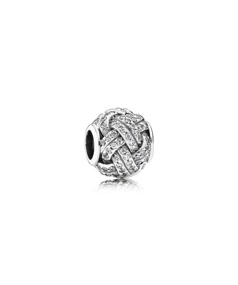 Pandora Sparkling Love Knot Joia Conta Mulher 791537CZ Pandora Sparkling Love Knot Joia Conta Mulher 791537CZ