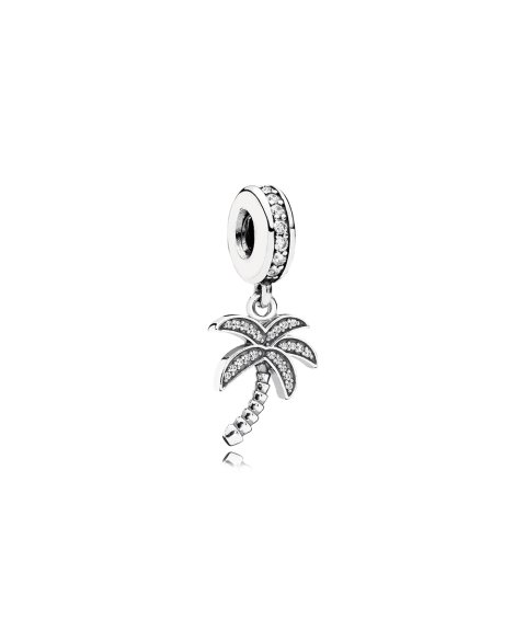 Pandora Sparkling Palm Tree Joia Conta Pendente Pulseira Mulher 791540CZ