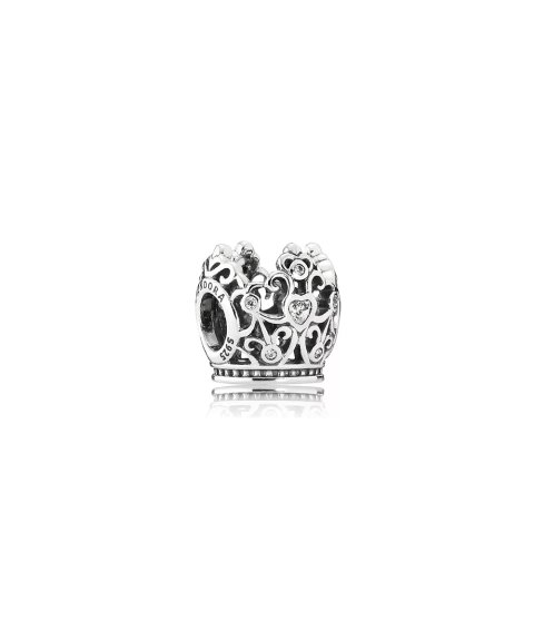 Pandora Disney Princess Crown Joia Conta Mulher 791580CZ