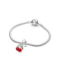 Pandora Asymmetrical Cherry Fruit Joia Conta Pendente Pulseira Mulher 791583C01