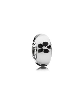 Pandora Black Glass Cherry Blossom Joia Conta Mulher 791605