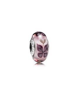 Pandora Butterfly kisses Murano Joia Conta Mulher 791621