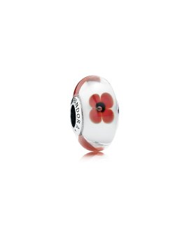 Pandora Wild Flower Tribute Murano Joia Conta Mulher 791636