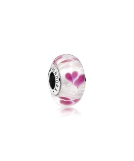 Pandora Wild Hearts Murano Joia Conta Mulher 791649