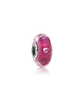 Pandora Valentine´s Cerise Heart Glass Joia Conta Mulher 791664PCZ
