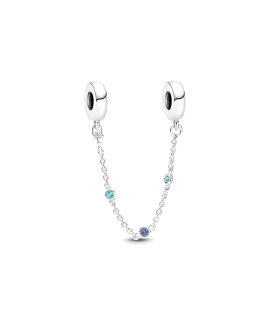 Pandora Triple Blue Stone Joia Conta Corrente de Segurança Mulher 791688C01-05