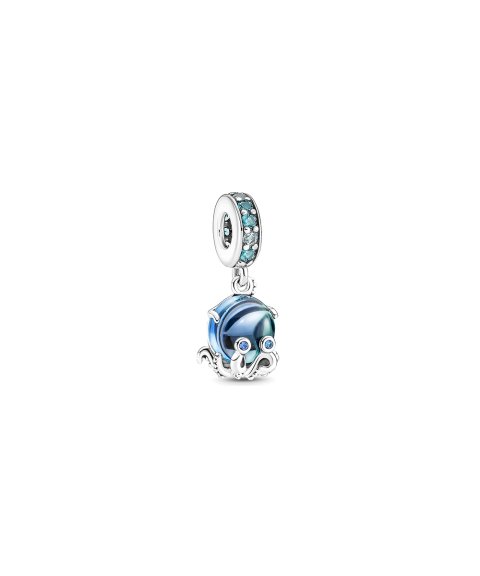 Pandora Murano Glass Cute Octopus Joia Conta Pendente Pulseira Mulher 791694C01