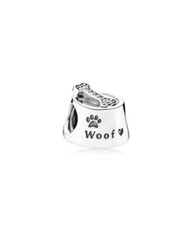Pandora Dog Bowl Joia Conta Mulher 791708CZ