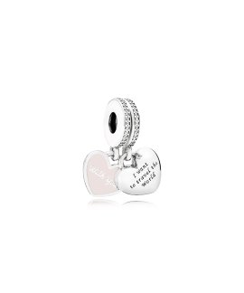 Pandora Travel Together Forever Joia Conta Pendente Pulseira Mulher 791717CZ