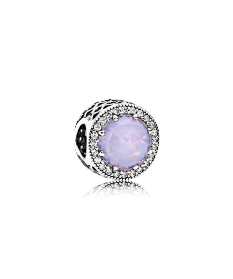Pandora Radiant Hearts Opalescent Pink Joia Conta Mulher 791725NOP