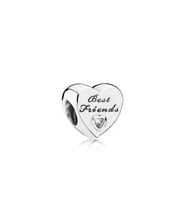 Pandora Friendship Heart Joia Conta Mulher 791727CZ