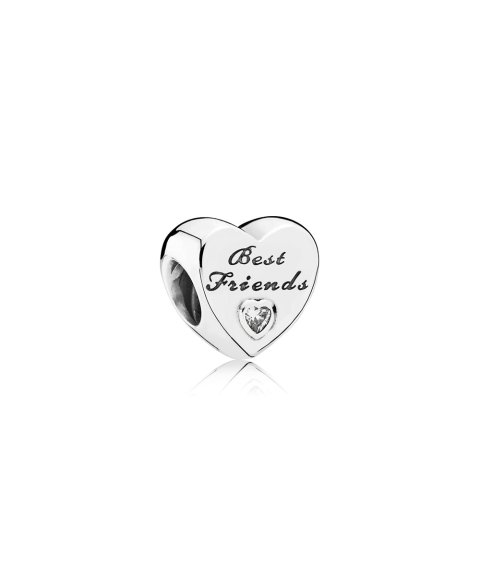 Pandora Friendship Heart Joia Conta Mulher 791727CZ