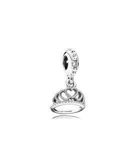 Pandora Hearts Tiara Joia Conta Pendente Pulseira Mulher 791738CZ