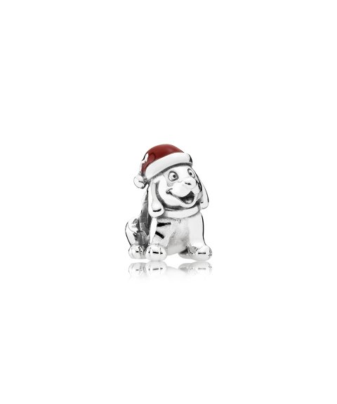 Pandora Christmas Puppy Joia Conta Mulher 791769EN39 Pandora Christmas Puppy Joia Conta Mulher 791769EN39