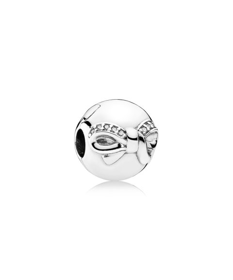 Pandora Dainty Bow Joia Conta Clip Mulher 791777CZ