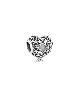 Pandora June Signature Heart Birthstone Joia Conta Mulher 791784MSG