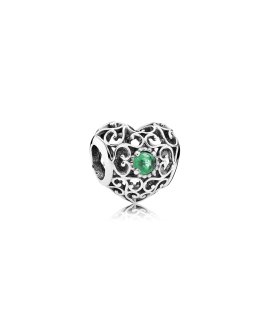 Pandora May Signature Heart Birthstone Joia Conta Mulher 791784NRG