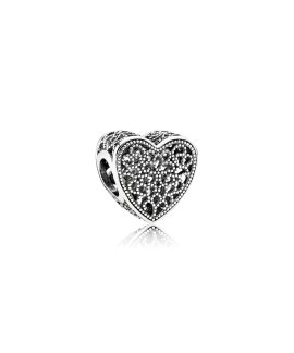 Pandora Openwork Romance Heart Joia Conta Mulher 791811