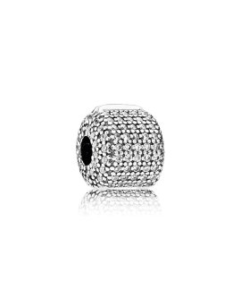 Pandora Pavé Barrel Joia Conta Clip Mulher 791873CZ