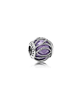 Pandora Purple Intertwining Radiance Joia Conta Mulher 791968ACZ