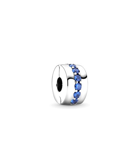 Pandora Blue Sparkle Joia Conta Clip Mulher 791972C01