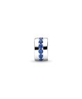 Pandora Blue Sparkle Joia Conta Clip Mulher 791972C01