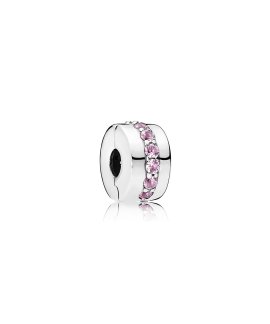 Pandora Pink Shinning Path Joia Conta Clip Mulher 791972PCZ