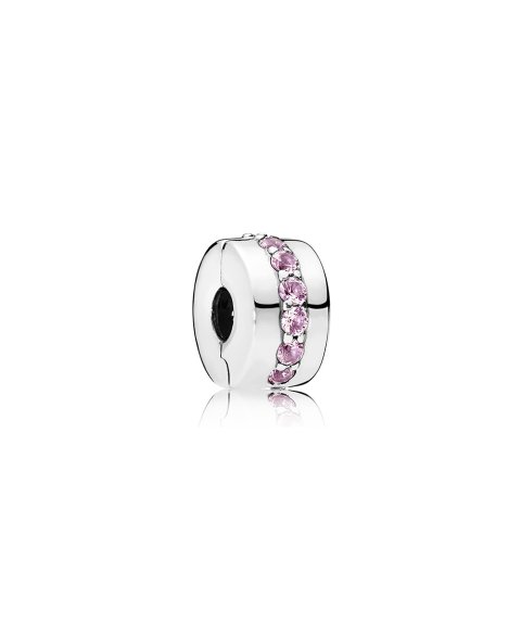 Pandora Pink Shinning Path Joia Conta Clip Mulher 791972PCZ Pandora Pink Shinning Path Joia Conta Clip Mulher 791972PCZ