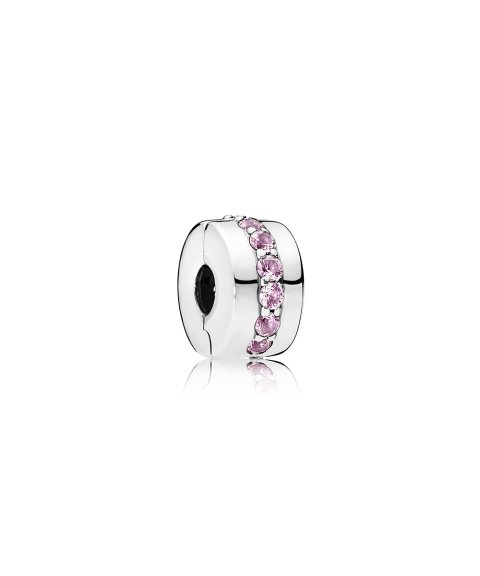 Pandora Pink Shinning Path Joia Conta Clip Mulher 791972PCZ