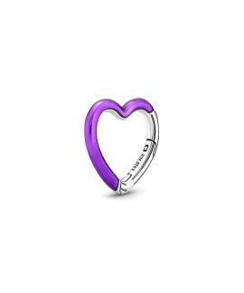 Pandora ME Bright Purple Styling Heart Connector Joia Link Mulher 791973C01