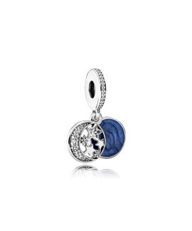 Pandora Vintage Night Sky Joia Conta Pendente Pulseira Mulher 791993CZ