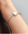 Pandora Engravable Heart Joia Conta Mulher 792015