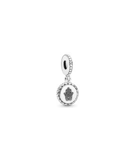 Pandora Hamsa Hand Joia Conta Pendente Pulseira Mulher 792018_E010