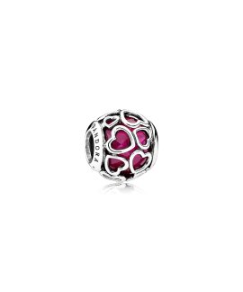 Pandora Valentine´s Cerise Encased in Love Joia Conta Mulher 792036NCC