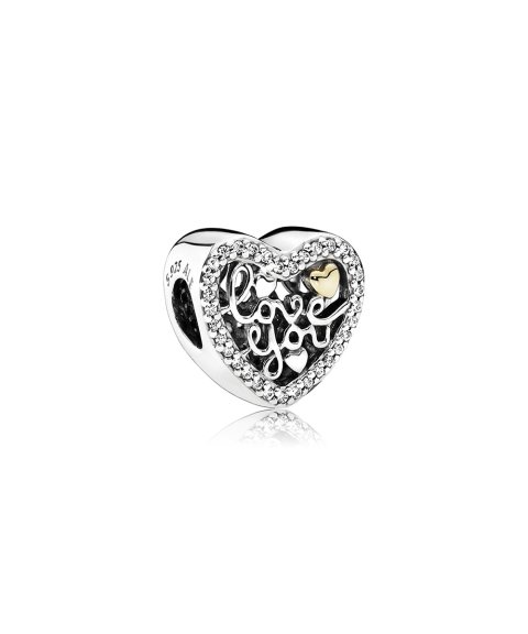 Pandora Valentine´s Love Script Joia Conta Mulher 792037CZ