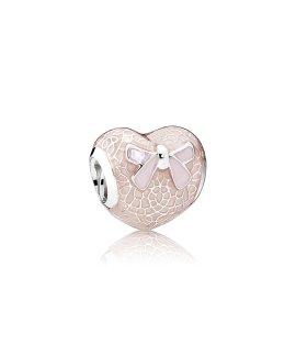 Pandora Valentine´s Lace Heart Joia Conta Mulher 792044ENMX