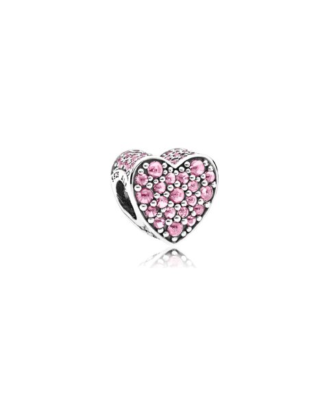 Pandora Dazzling Heart Pink Joia Conta Mulher 792069PCZ Pandora Dazzling Heart Pink Joia Conta Mulher 792069PCZ
