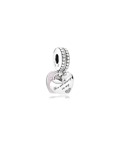 Pandora Mother & Daughter Hearts Joia Conta Pendente Pulseira Mulher 792072EN40 Pandora Mother & Daughter Hearts Joia Conta Pendente Pulseira Mulher 792072EN40