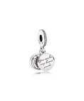 Pandora Devoted Heart Joia Conta Pendente Pulseira Mulher 792149EN24